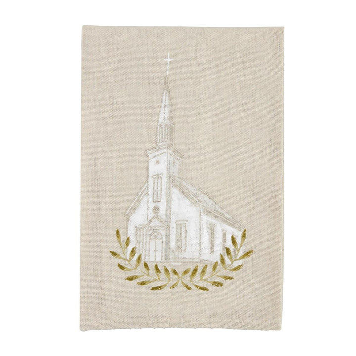 Cross & Church Painted Towels