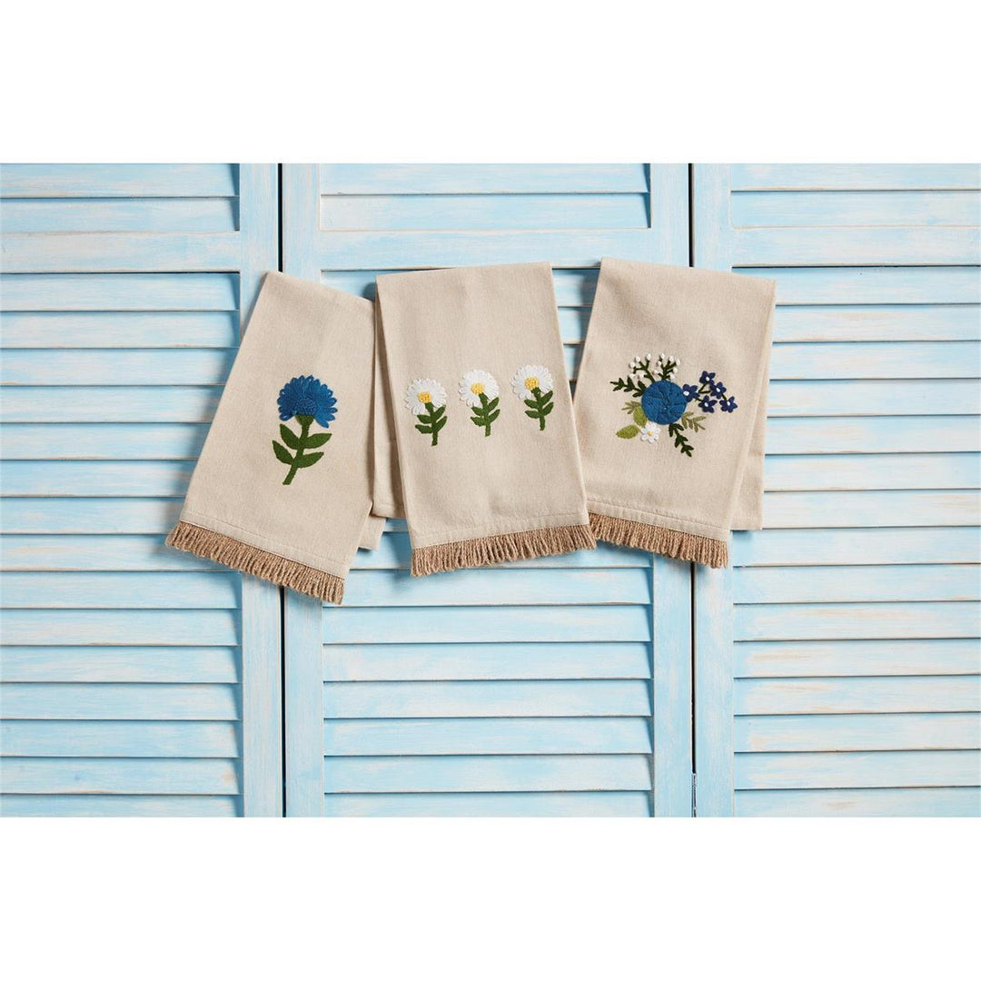 Floral Embroidery Towels - Madison's Niche 