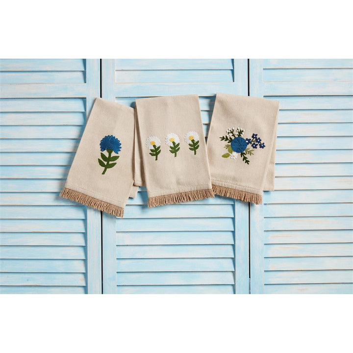 Floral Embroidery Towels - Madison's Niche 