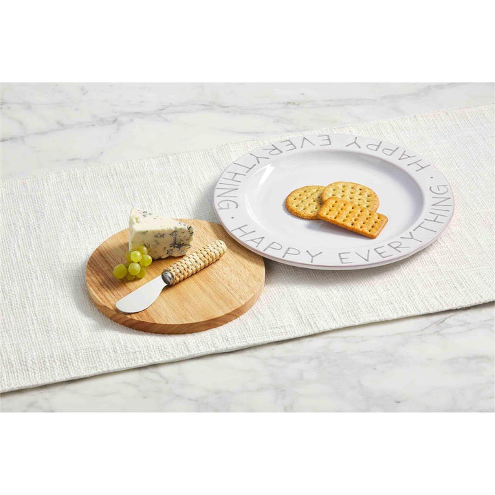 Happy Cheese Plate & Board Set