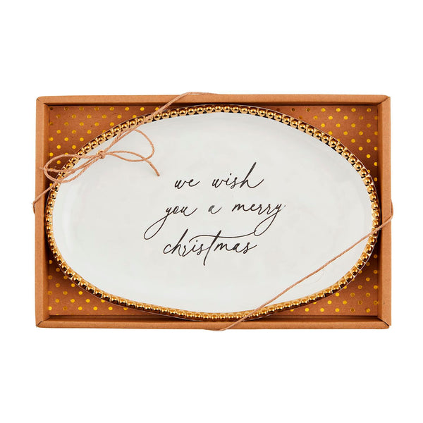 "We Wish" Sentiment Plate Madison's Niche 