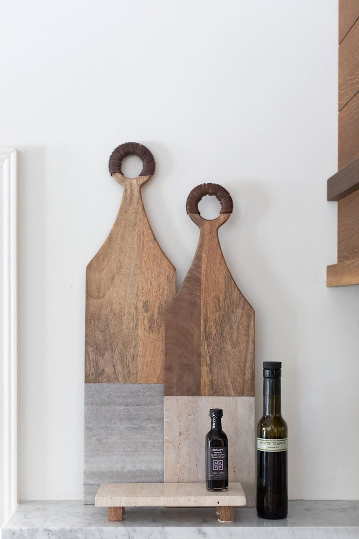 Large Leather Handle Board