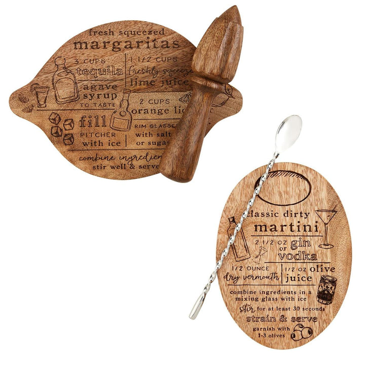 Cocktail Recipe Board Set - Madison's Niche 