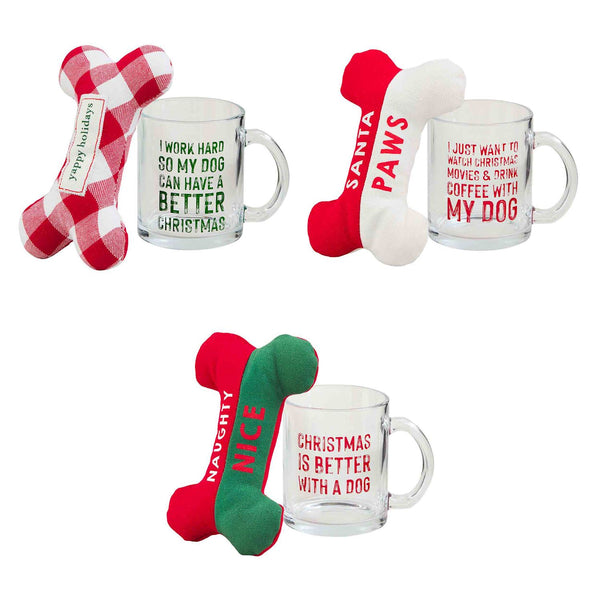 Christmas Dog Mug & Bone Set Madison's Niche 