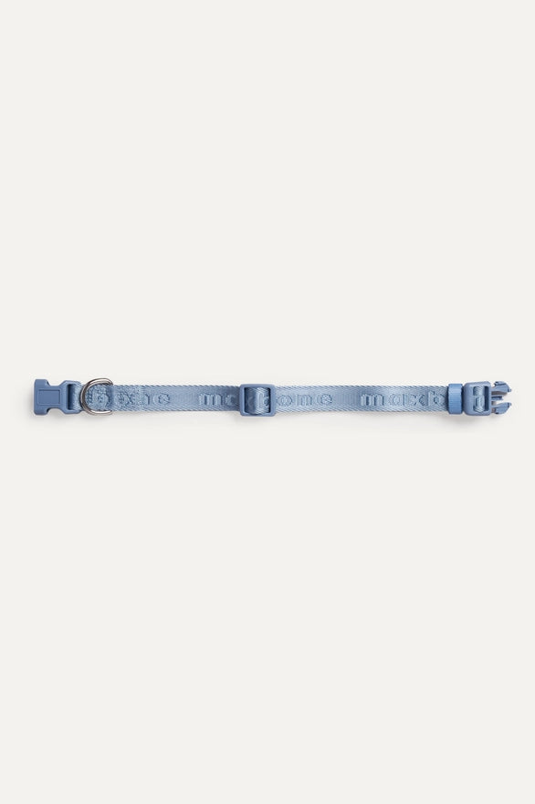 ﻿Signature Dog Collar in Blue - Madison's Niche 