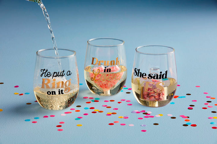 She Said Yes Glass