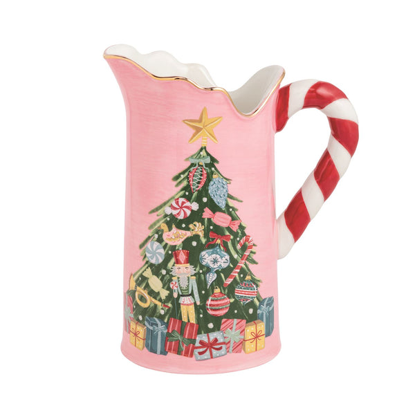 Tree Candy Cane Handle Pitcher Madison's Niche 