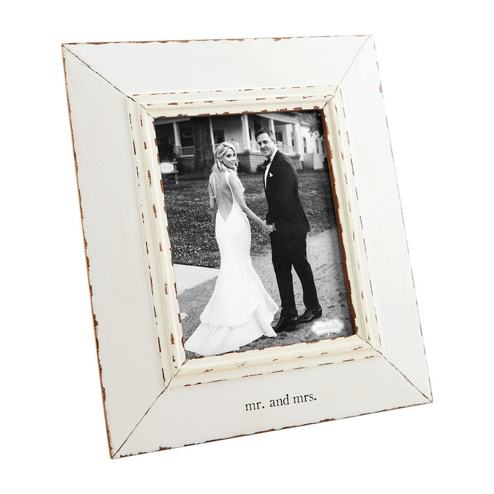 Mr. & Mrs. Large Distressed Frame