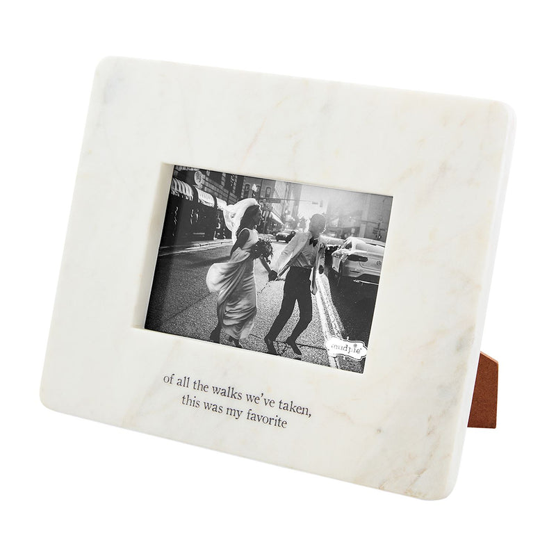 All The Walks Marble Frame - Madison's Niche 
