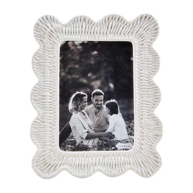 Large Wicker Stone Frame