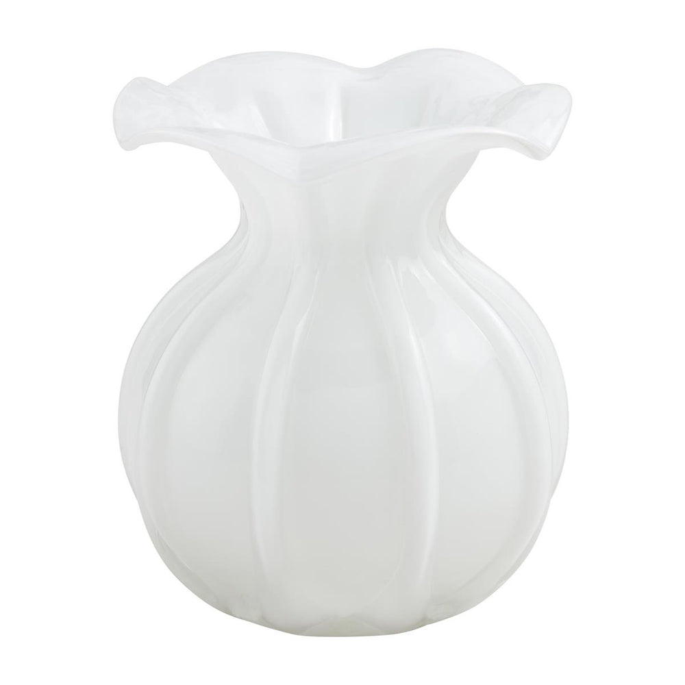 Ruffled Glass Vase - Madison's Niche 