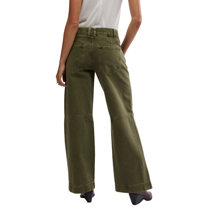 Benji Relaxed Wide Leg in Army