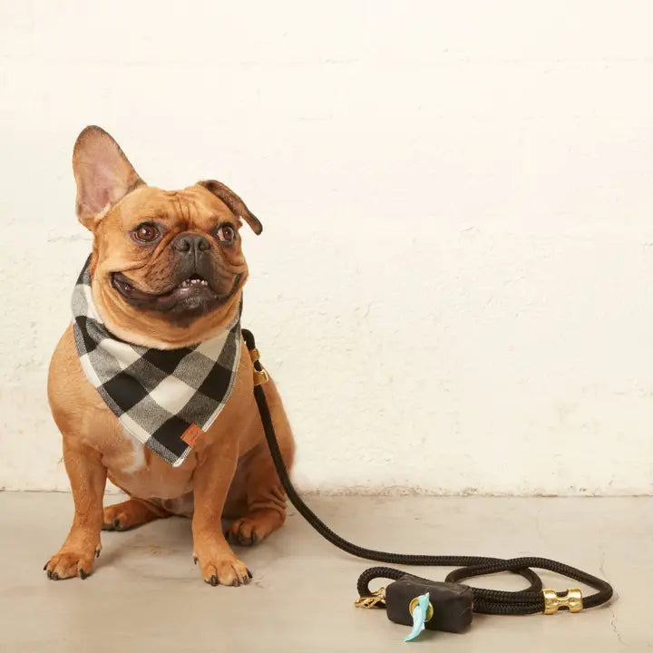 Black & White Check Bandana - Madison's Niche 