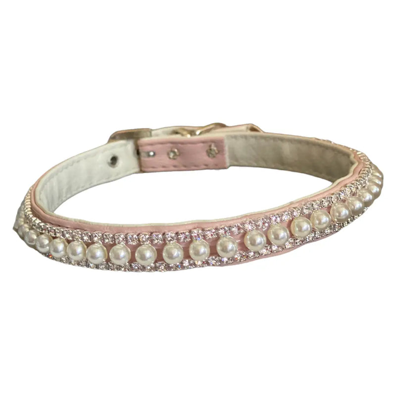 Pearl & Rhinestone Collar - Madison's Niche 