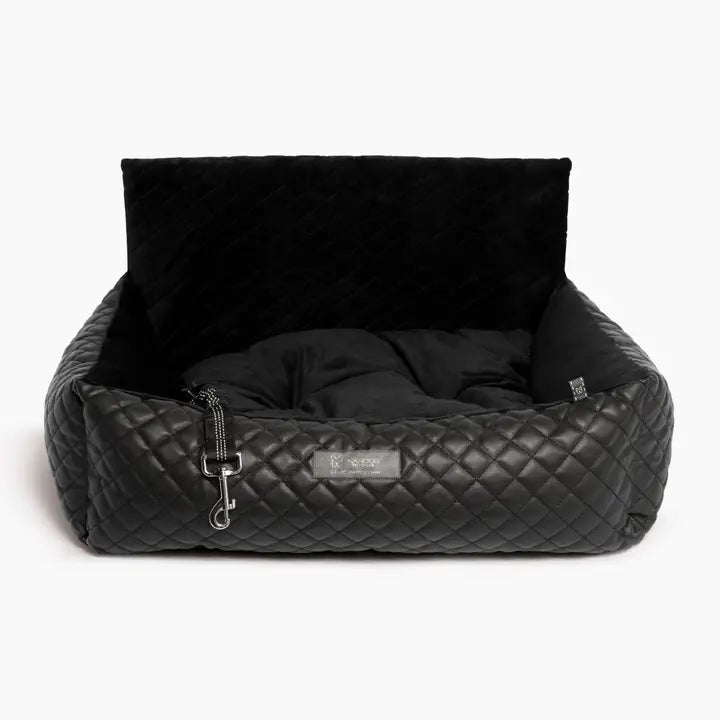 Quilted Vegan Leather Car Seat - Madison's Niche 