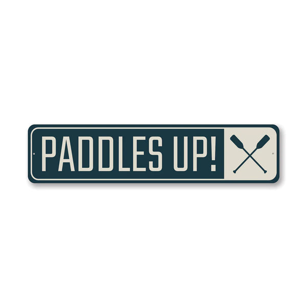 "Paddles Up Canoe" Sign Madison's Niche 