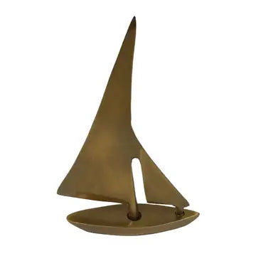 Brass Sail Boat Paperweight