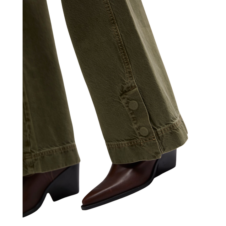 Benji Relaxed Wide Leg in Army