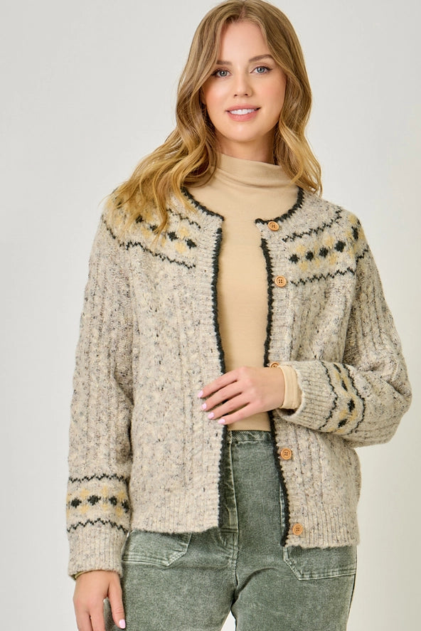 Fair Isle Cardigan Madison's Niche 
