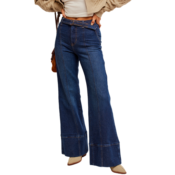 Ryla A-Line Jean in Dreamscape Blue Madison's Niche 