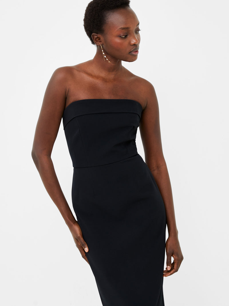Echo Crepe Strapless Dress - Madison's Niche 
