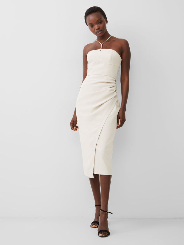 Echo Crepe Halter Dress Madison's Niche 