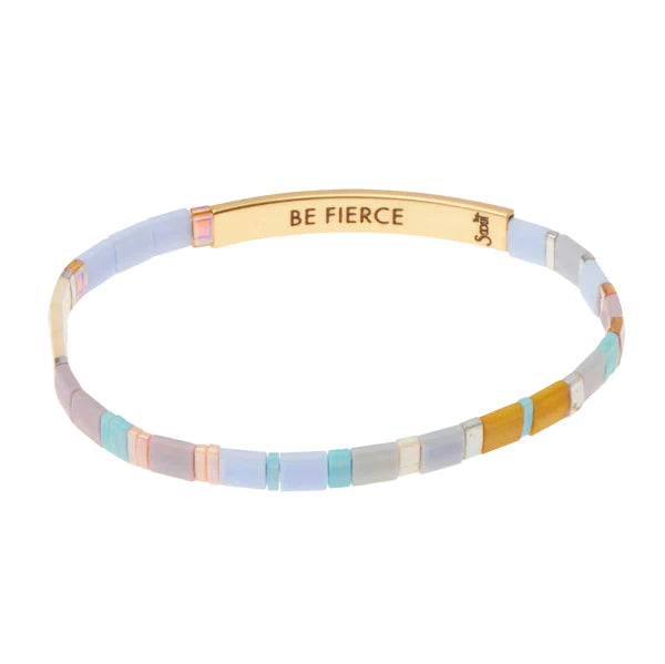 Gold Miyuki Bracelet in Fierce - Madison's Niche 