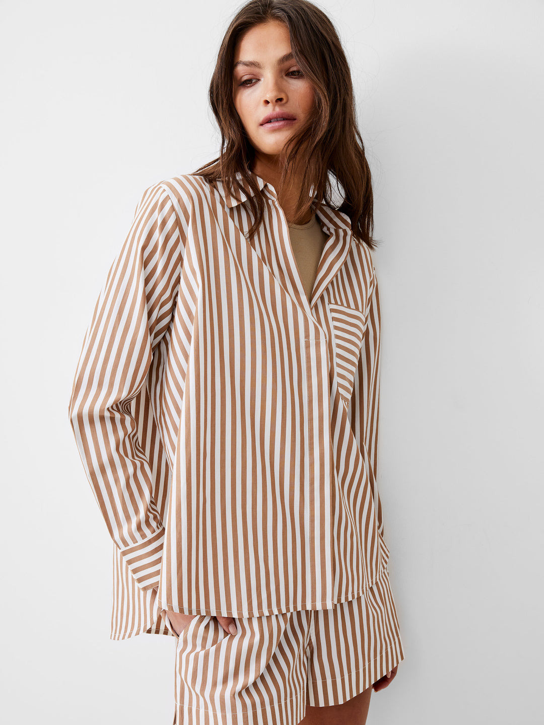 Thick Striped Relaxed Top