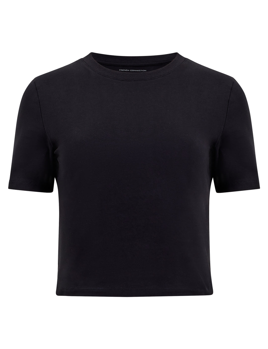 Rallie Cotton Crew Tee in Black - Madison's Niche 