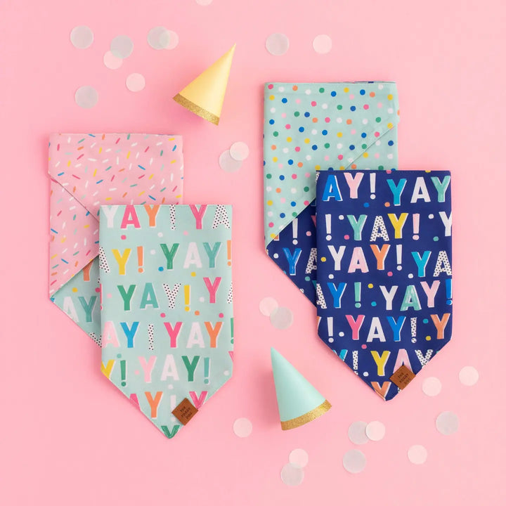 Reversible Birthday Yay Bandana - Madison's Niche 
