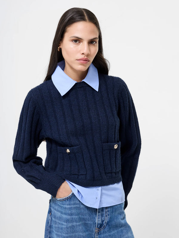 Ellie Knit Collared Pullover Madison's Niche 