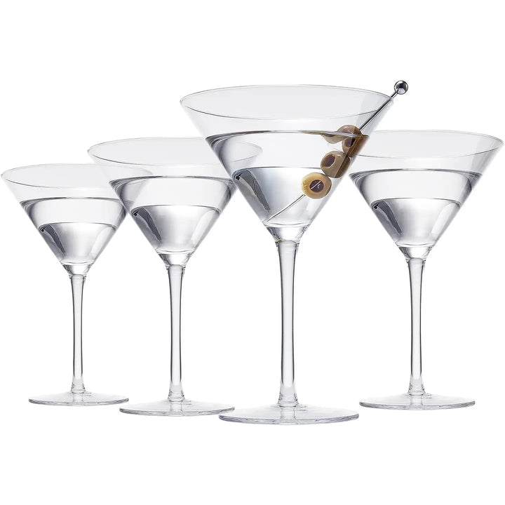 Martini Set of 4 with Spoon Picks