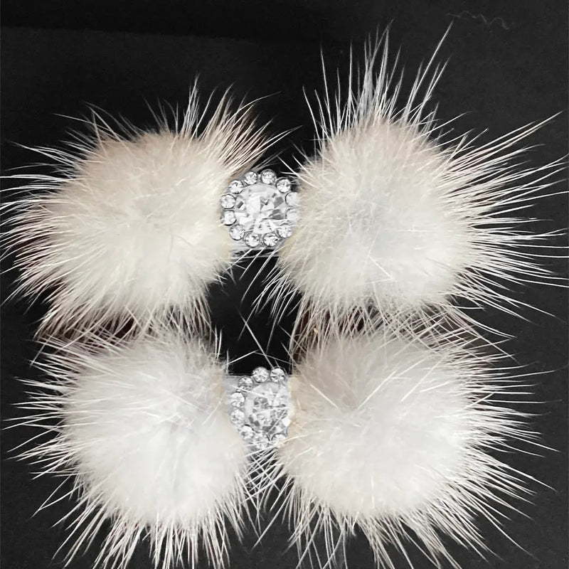 Pom Pom Barrettes - Madison's Niche 