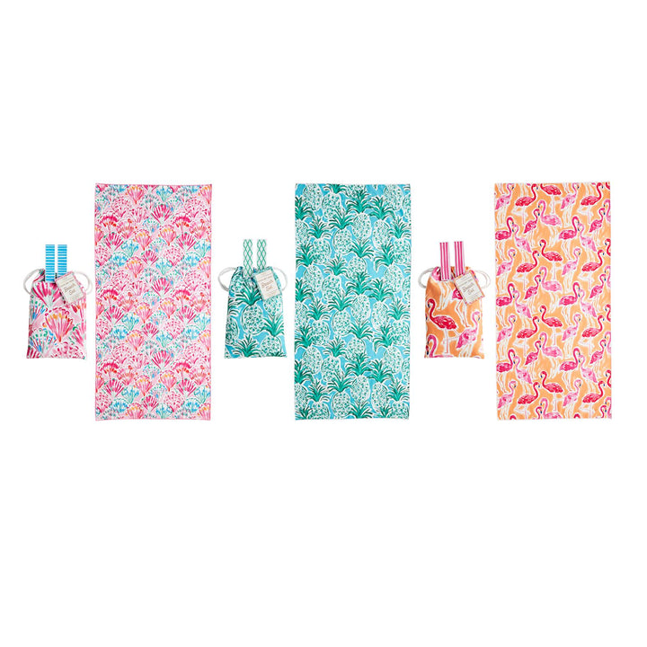 Pink Beach Towel Set