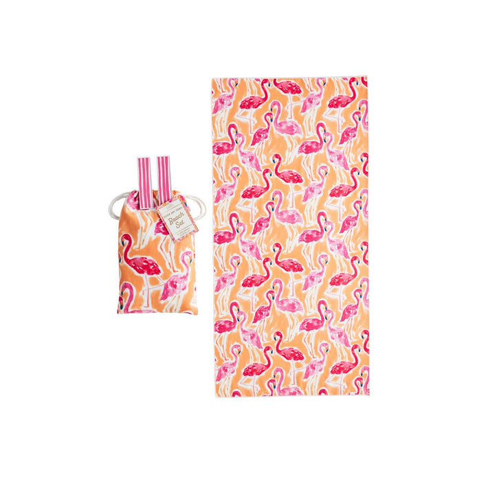 Orange Beach Towel Set