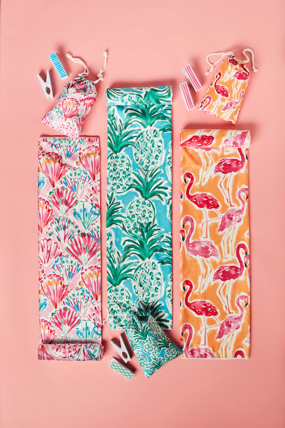 Pink Beach Towel Set