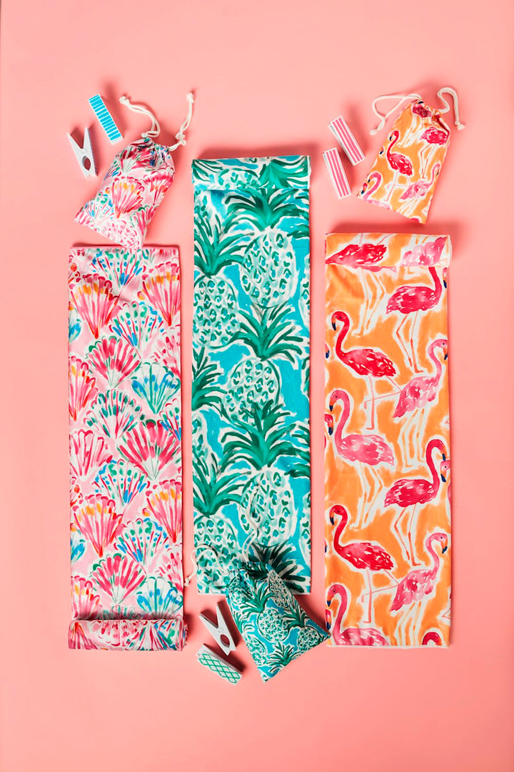 Pink Beach Towel Set