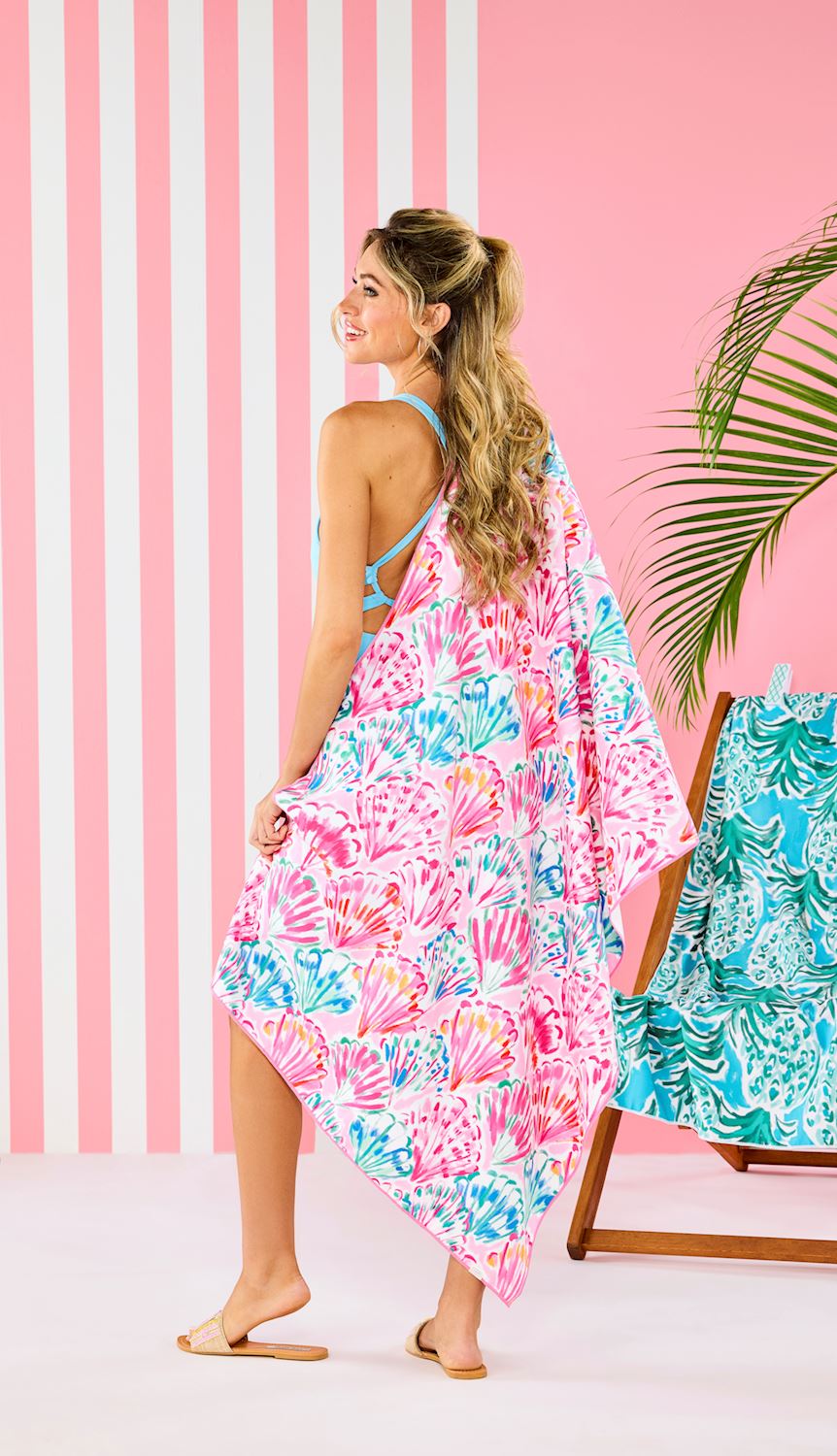 Pink Beach Towel Set
