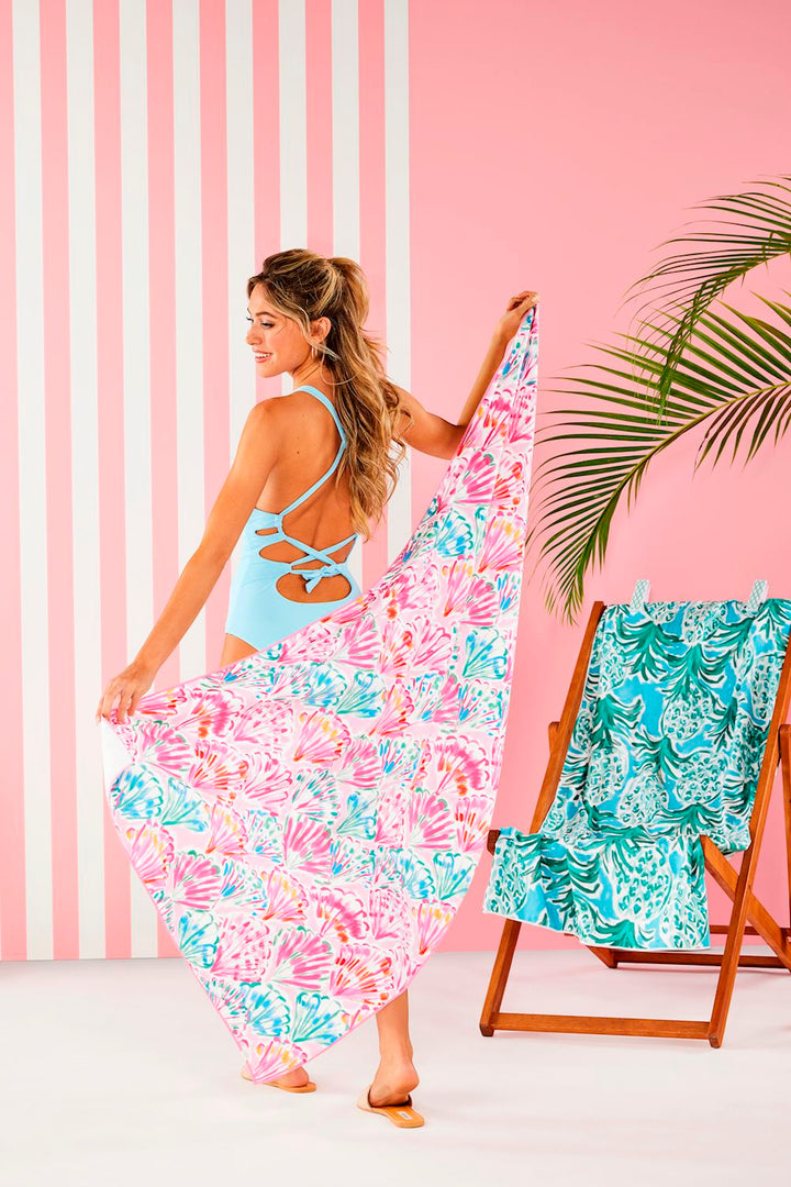 Pink Beach Towel Set