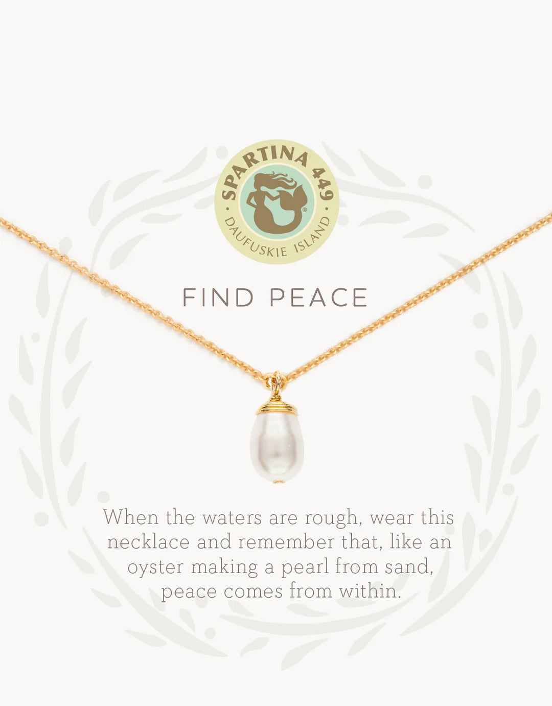 'Find Peace' Necklace in Gold - Madison's Niche 