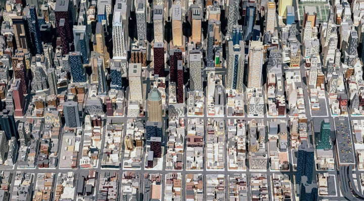 Panorama Of City Of New York