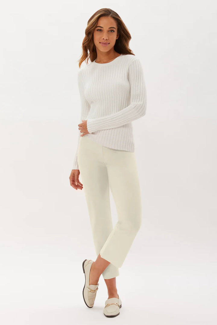Prince Crop Flare Pant in Natural - Madison's Niche 