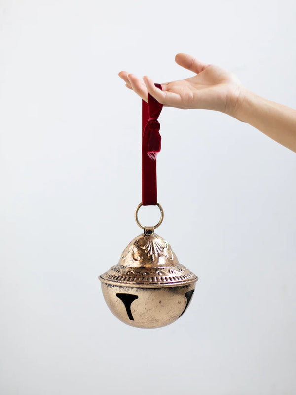 Sleigh Bell with Velvet Ribbon Madison's Niche 