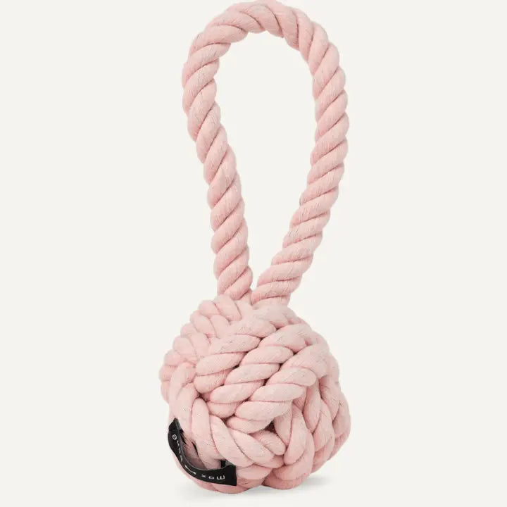 Rope Dog Toy in Pink