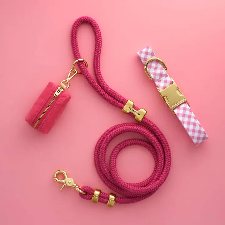Hot Pink Marine Leash - Madison's Niche 