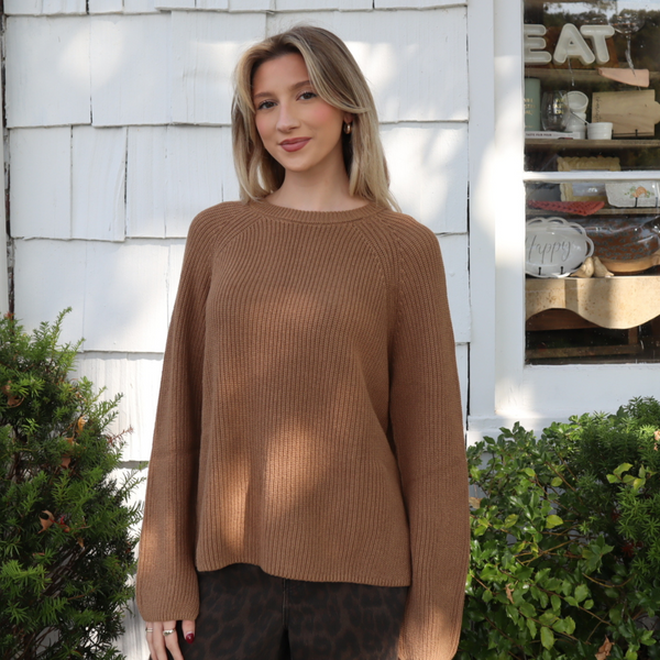 Alice Pullover in Camel Madison's Niche 