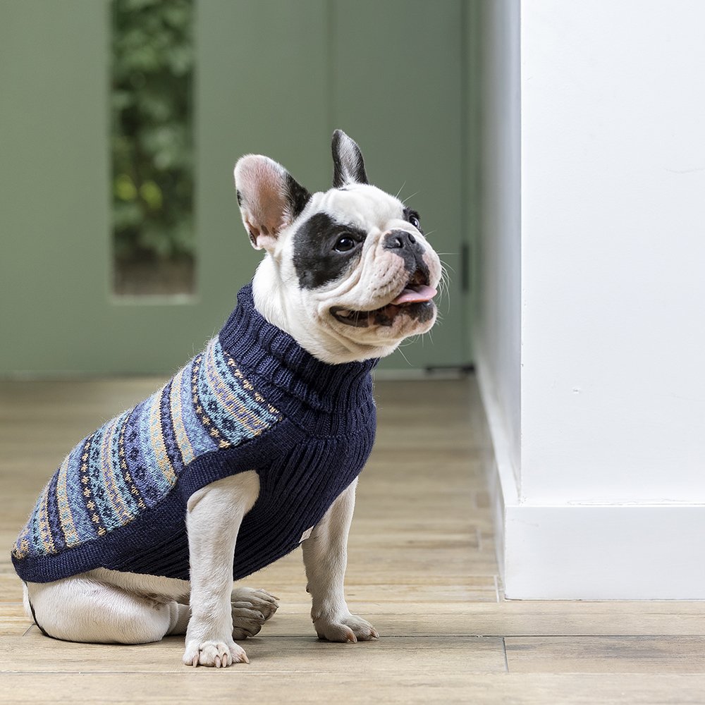 Sweater in Apres Ski Blue - Madison's Niche 