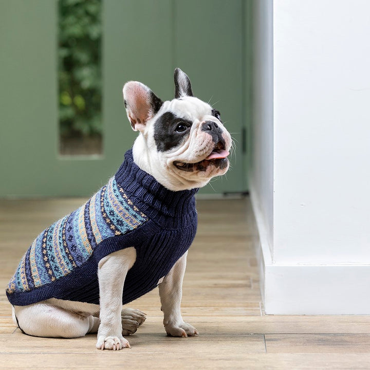 Sweater in Apres Ski Blue - Madison's Niche 