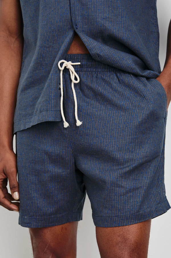 Aries Short in Navy Cedar Vertical Madison's Niche 