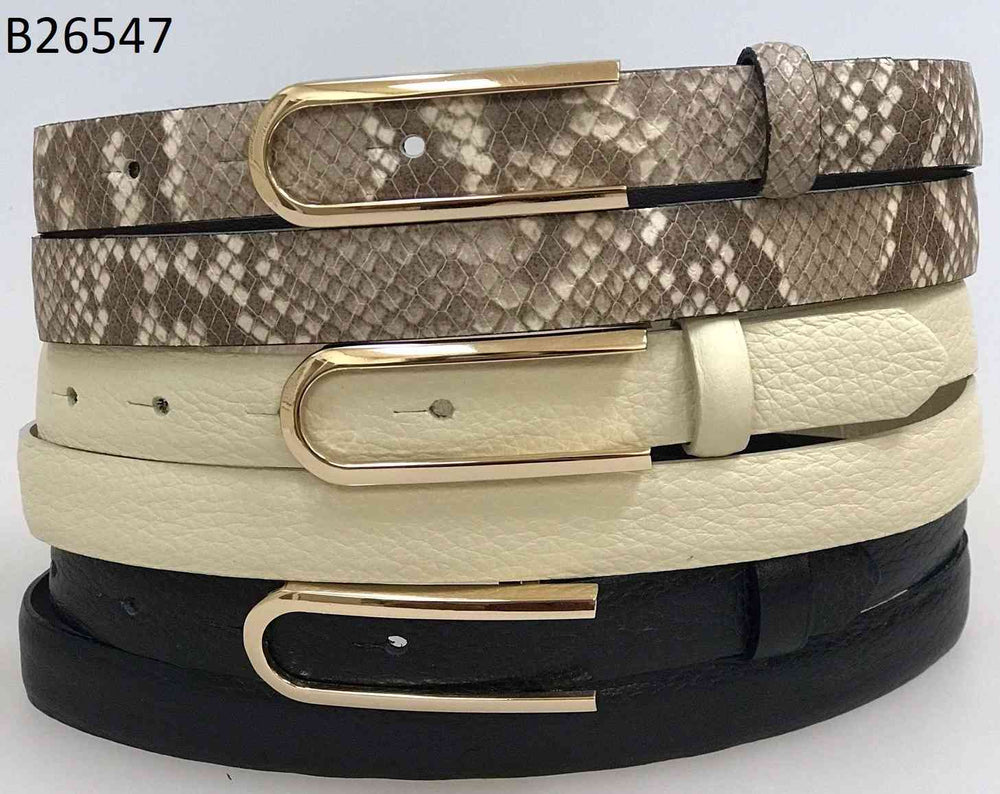 Kayla Belt in Bone - Madison's Niche 